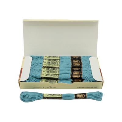 نخ گلدوزی پنگوئن سبز آبی - P597
