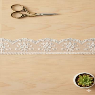 ارگانزا وارداتی 5سانت سفید