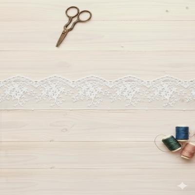 ارگانزا وارداتی 6.5سانت سفید