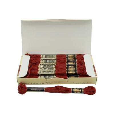 نخ گلدوزی پنگوئن زرشکی روشن - P3777