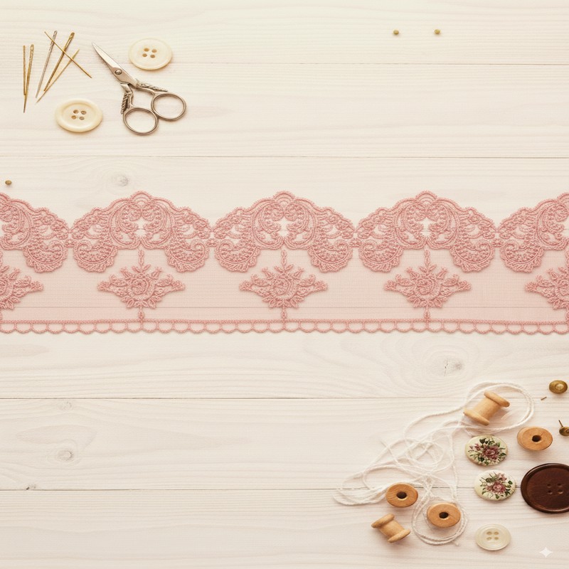 ارگانزا وارداتی 10سانت گلبهی