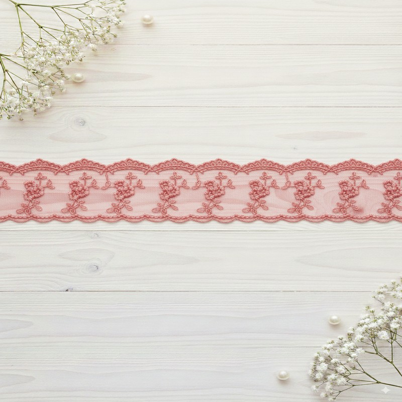 ارگانزا وارداتی LT صورتی