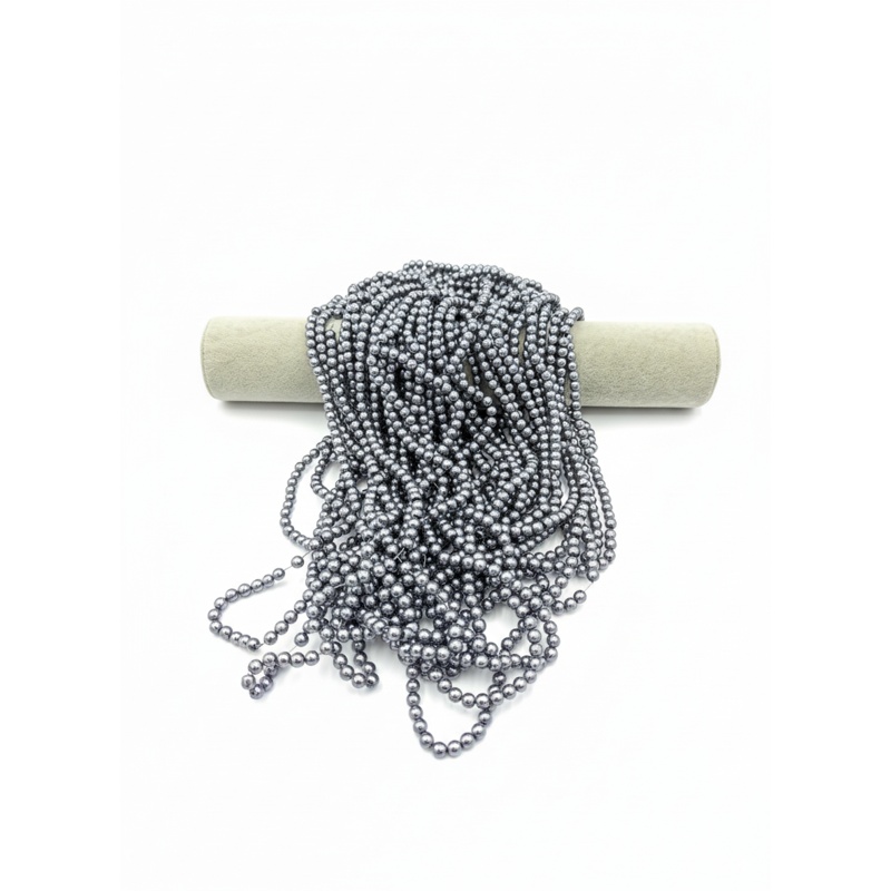 مروارید سنگی سایز 6 طوسی
